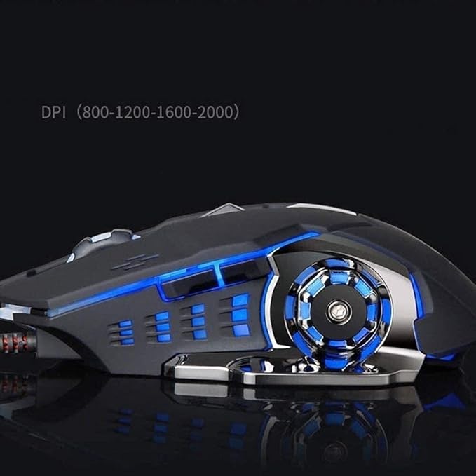 zhanghong Gaming Keyboard and Mouse Set Backlit Gaming Keyboard Breathing Backlit Mouse Gaming Keyboard Mouse Combo