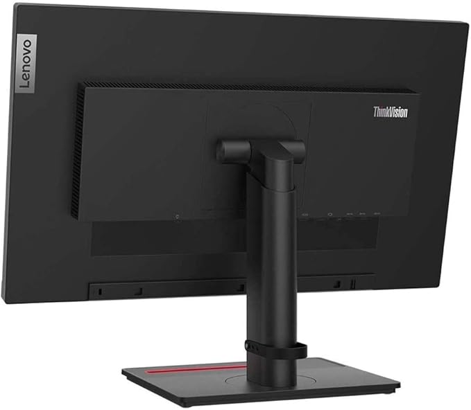 Lenovo ThinkVision T24i 23.8in 1920 x 1080 FHD IPS WLED-Backlit LCD 2-Pack Raven Black Monitor Bundle with HDMI VGA DisplayPort USB Hub MK270 Wireless Keyboard and Mouse Combo and Gel Mouse Pad