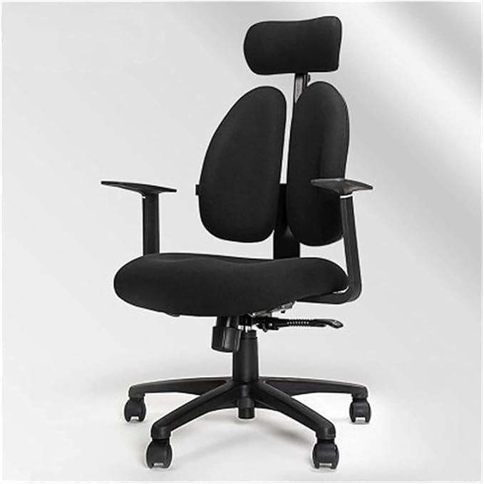 Gaming Chair for Home Ergonomic Chair Gaming Seat Game Swivel Chair Home Comfortable (Color:Black)