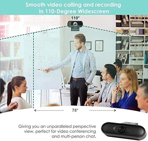 Computer Camera Webcam 1080p Pc High Definition Computer Cameras with Built-in HD Microphone for Online Teaching Live Broadcast