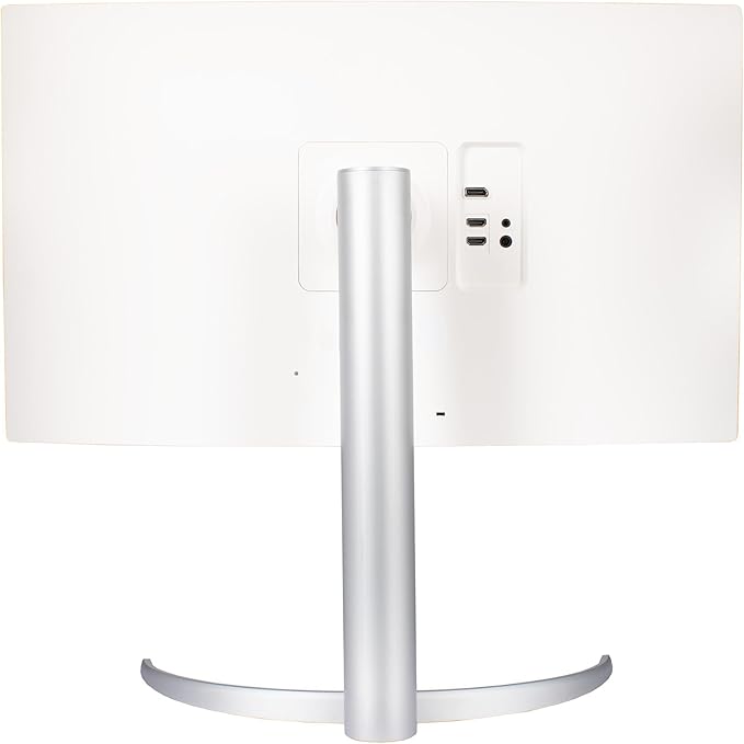 LG 27UP650-W 27 4K UHD IPS Monitor (2-Pack) | 16:9 FreeSync Display with HDR10 &amp VESA DisplayHDR 400 | Photo Editing Office &amp Gaming (27UP650-W) + 2X DisplayPort Cable + Surge Protector + Mo
