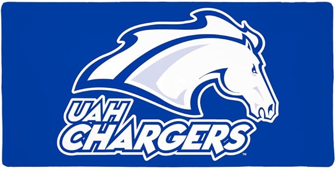 UAH Primary Logo Large Gaming Mouse Pad Desk Mat with Stitched Edges Non-Slip Base for Gamer Home and Office 31.5 x 15.7