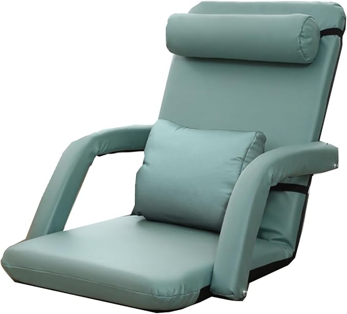 BTZHY Floor Chair Floor Chair with Backrest Foldable Floor Chair Adult Lazy Sofa Meditation Chair Window Chair Multi-Angle Floor Seating Reading Chair Floor Couch Recliner Gaming Floor Chairs(/Beige)
