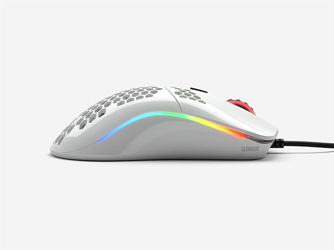 Glorious Model O Gaming Mouse Glossy White (Renewed)