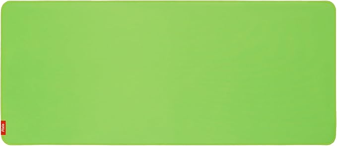 Pixio 2XLarge Green Screen Mouse Mat Chroma Key Durable Smooth Water-Resistant Polyester Surface Rubber Base Mouse Pad - for Gaming Streaming Filming Content Creation with a Clear Background