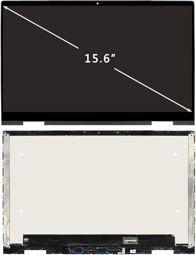 LCD Touch Screen Replacement L93181-001 Fit for HP 15M-EE 15-EE 15-EE0047NR 15-EE1010NR 15-EE1086NR 15-EE1018NR LED Display Digitizer Assembly +Black Bezel 15.6 1920x1080