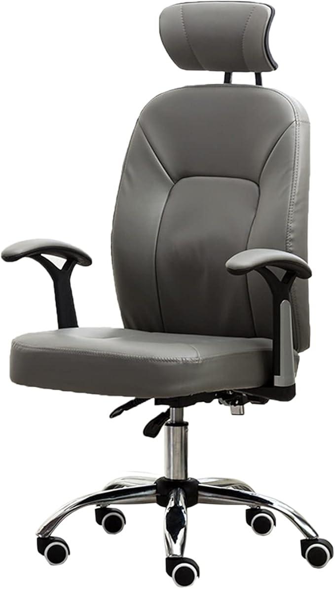 Mlaea PU Leather Desk Gaming Chair Swivel Chair Gaming Chair Conference Chair 360° Swivel High Back Comfortable Desk Chairs(Color:#2)