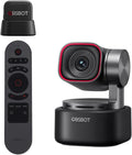 OBSBOT Tiny 3 AI-Powered Spatial Audio 4K Webcam Bundle with VOX SE &amp Remote AI Tracking PTZ Camera with 1/1.28 Sensor Tri-Mic Voice &amp Gesture Control 120FPS HDR Web Cam for PC Laptop