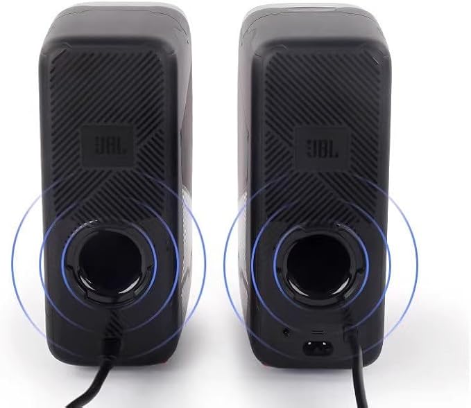 JSEIAJB Game Speaker Computer Audio Dazzling Light Effect Esports Desktop 2.0 Audio Home Computer Audio