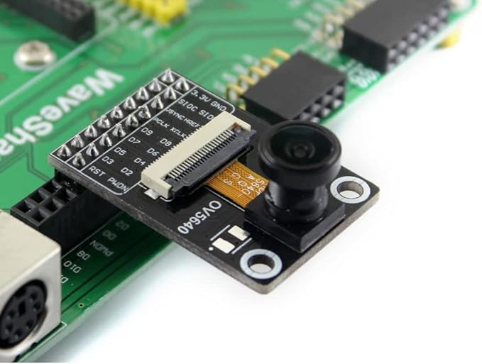 waveshare OV5640 Camera Board (B) Image Sensor Module 5 Megapixel (2592x1944) Fisheye Lens to Achieve 170 Degree Diagonal