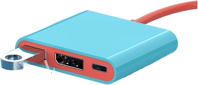 Switch USB C Dock 4K HDMI 100W PD 3-in-1 Hub for Gaming/Travel/MacBook Pro Adapter(Black)