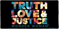 Wonder Woman 1984 Truth Love and Justice Large Gaming Mouse Pad Desk Mat with Stitched Edges Non-Slip Base for Gamer Home and Office 31.5 x 15.7