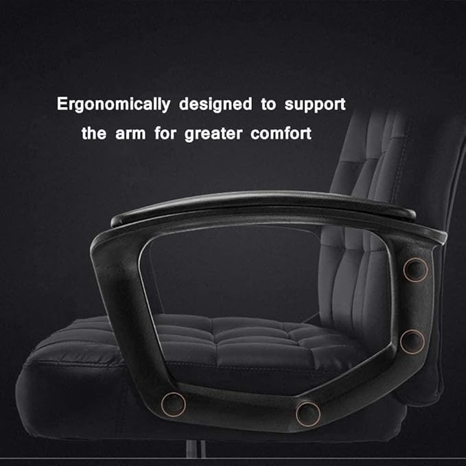 Office Chair Gaming Chair Computer Chairs with Arms Swivel Chair Fabric Middle Back Multifunctional Adjustable Height 360°Rotation(Color:Default)