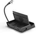 Skull &amp Co. x Savage Raven SteamDock: A Compact and Portable Dock with Detachable USB Hub HDMI TV Adapter for Steam Deck ROG Ally &amp Other Devices (for Switch OLED Smartphone Laptop) - Black