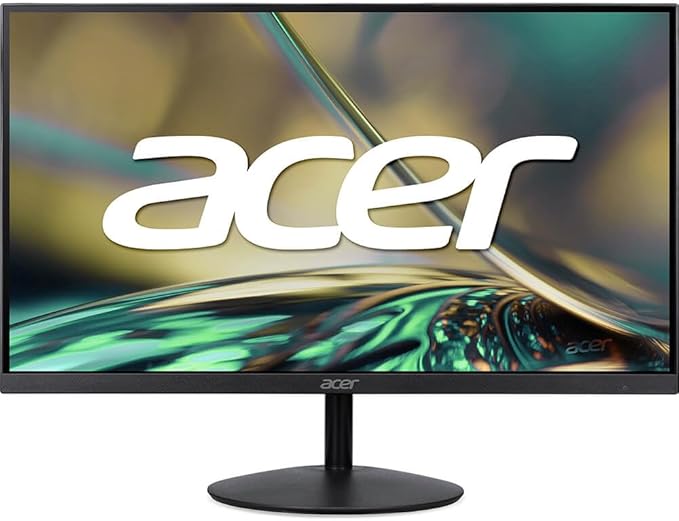 acer 32 Inch FHD IPS Monitor 75Hz Full HD 1920 x 1080 LED Display Ultra Thin Design HDMI VGA Eye Care Technology 178 Degree Viewing Angle Essential Home Office Monitor