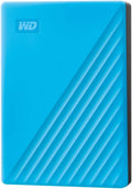 WD 4TB My Passport Portable External Hard Drive Blue backup software with defense against ransomware and password protection USB 3.1/USB 3.0 compatible - WDBPKJ0040BBL-WESN