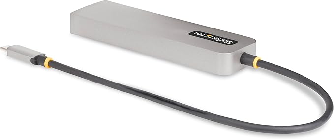 StarTech.com 3-Port USB-C Hub 2.5 Gbps Ethernet 100W PD Pass-Through Port USB 3.2 10Gbps 2X USB-A/1x USB-C Portable Hub