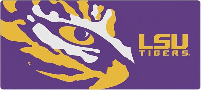 Head Case Designs Officially Licensed Louisiana State University LSU Oversized Icon Louisiana State University LSU 37.4 x 15.75 x 0.16 inches (900 x 400 Gaming Office Desk PC Keyboard Mouse Mat Pad