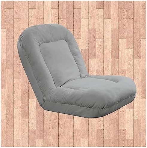 Floor Chair Indoor Adjustable Floor ChairLazy Sofa Couch Bed Softly Cushioned High Back Floor Gaming Chair Tatami Couch Covers Lazy Floor Sofa Easily Folding for Teens Adults Living Room Corner Ch