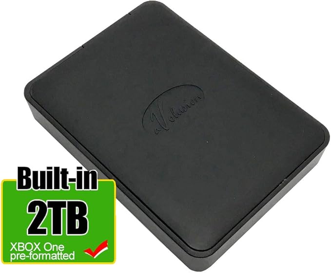 Avolusion 2TB USB 3.0 Portable Xbox One External Hard Drive (Pre-Formatted) HD250U3-X1-2TB-XBOX - 2 Year Warranty