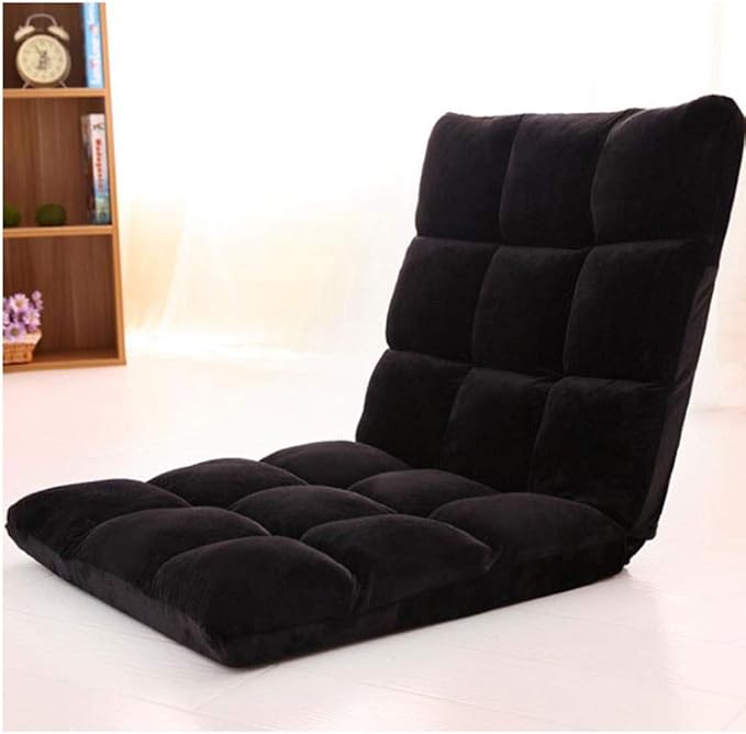 Adjustable Backrest Floor Sofa Chair Seat Cushion for Meditation Reading Watching Video-Gaming - Folding Bed Backrest Chair Recliner