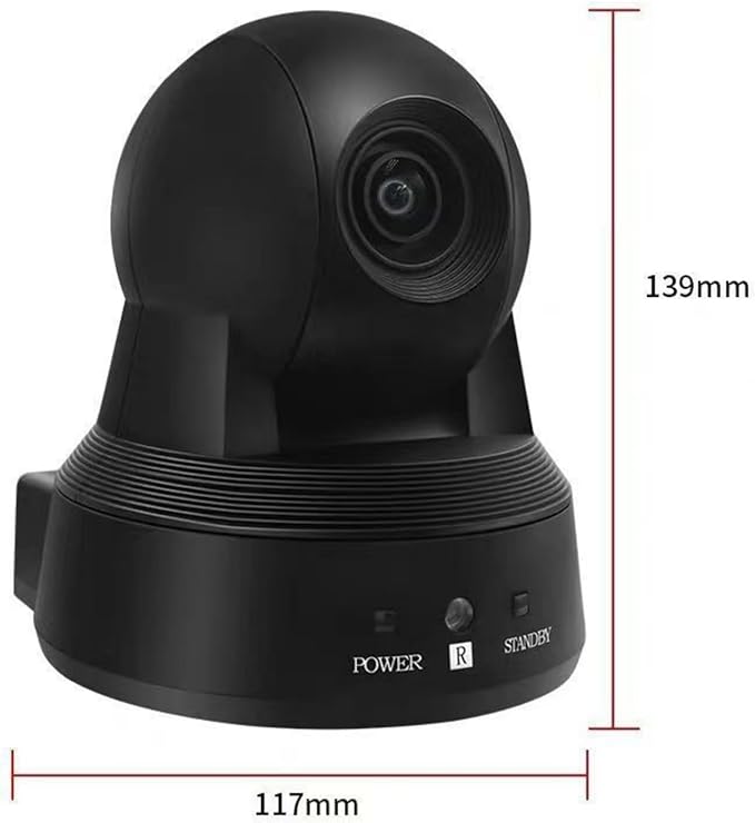 Video Broadcast Camera 1080P Conference Camera Outdoor for Live Streaming Online Meeting with Remote Controller