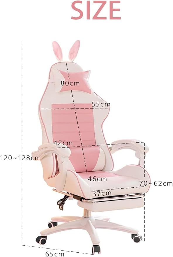 Managerial s Computer Gaming Reclining Arm with Footrest Cafe Gamer Furniture