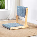 BTZHY Floor Chair Japanese Floor Chair Portable Folding Meditation Floor Chair Legless Lazy Chair Made of Solid Wood with Tatami Floor Chair with Backrest for Meditation