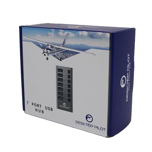 Desktop Pilot - 7-Port USB Hub for Flight Simulators