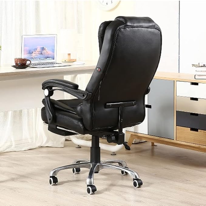 Office Chair Gaming Chair Computer Chair Gaming Chair Massage Synthetic Leather Office Chair Home Reclining Computer Boss Chair Swivel Lifting