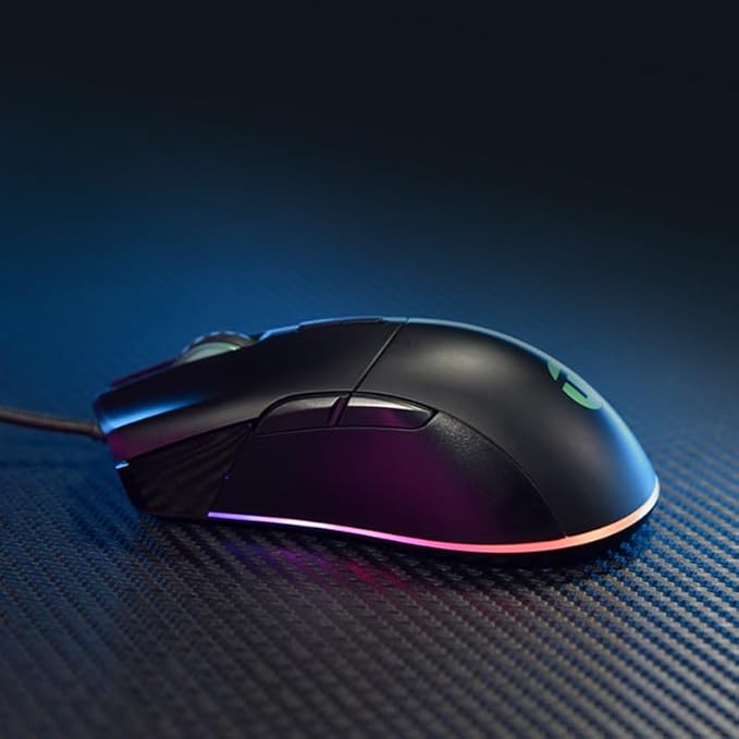 NINGMEI GM55 Wired Mouse Matte Surface Ergonomic Design Silent and Durable Gaming and Office Mouse for PC &amp Laptop