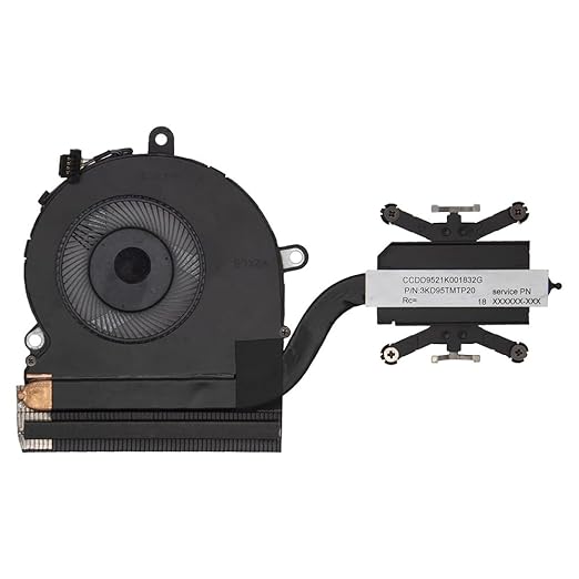 Laptop Cooling Fan&ampHeatsink for HP ZBook X2 G4 L03257-001 ND65C03-16A06 3KD95TMTP20 UMA DC5V 0.5A