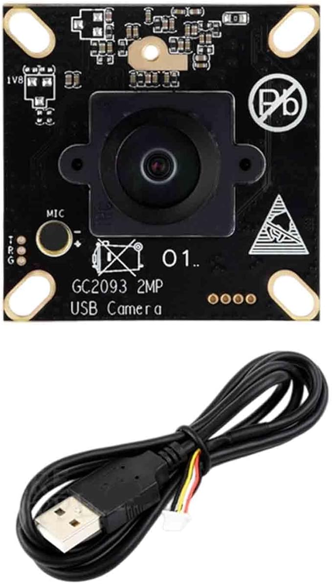 2MP GC2093 Sensory Wide Dynamic Backlight Imaging Fixed Focusing With Microphone USB Webcam For PC Computer Tablets Backlit Environment Webcam