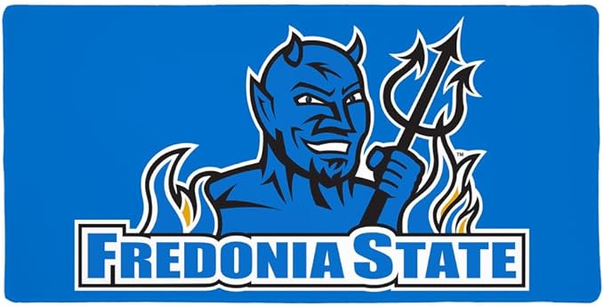Fredonia State University Primary Logo Large Gaming Mouse Pad Desk Mat with Stitched Edges Non-Slip Base for Gamer Home and Office 31.5 x 15.7