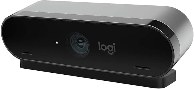 Logitech Logi 4K Pro Magnetic Webcam for Pro Display XDR Video Calling Conferencing Recording Zoom and Microsoft Teams Ultra HD Pro Streaming Web Camera (Renewed) Black