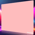 Glass Gaming Mouse Pad Professional Esport Tempered Glass Mouse Pad Ultra-Smooth Micro-Etched Surface for Top Speed and ControlHard Mousepad Pink(19.7L x 15.8W inches)