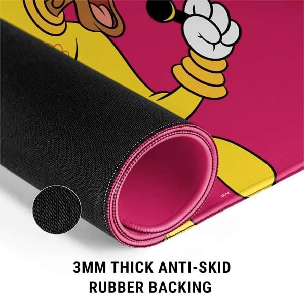 Skinit Large Gaming Mouse Pad - Officially Licensed Powerline Design with Stitched Edges Waterproof Non-Slip Rubber Base Desk Mat for Keyboard &amp Mouse 31.5 x 11.8 inches