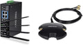 Bundle: TRENDnet Industrial AC1200 Wireless Dual Band Gigabit Router TI-W100 + TRENDnet Magnetic Dual Antenna Mounting Base RP-SMA Female with RP-SMA Male Extension Cable TEW-LB101
