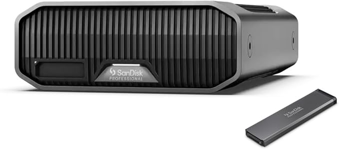 SanDisk Professional 8TB G-Drive Project Bundle with Thunderbolt 3 PRO-Blade SSD Mag 1TB (2 Items)