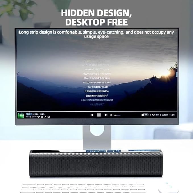 Multimedia Computer Speaker Desktop Office Home Stereo Small