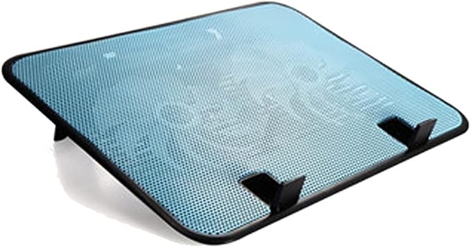 Notebook Radiator 5v Dual External USB Fan Portable Cooling Pad Supports Ultra-Thin High-Speed Silent Metal Panel Fan (Color : B Size : One Size) (B One Size)