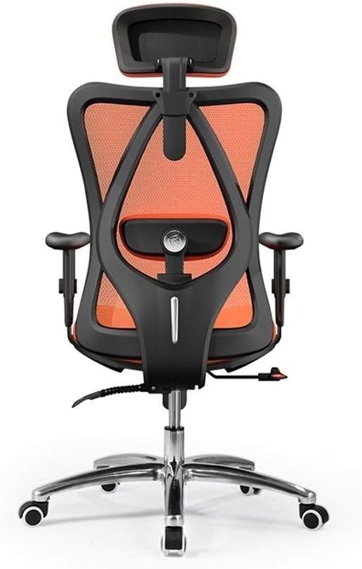 Office Chair Gaming Chair Computer Chair Executive Office Chair - High Back Office Chair with Footrest and Thick Padding - Reclining Computer Chair with Ergonomic Segmented Back Blac