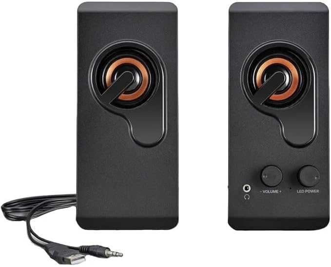 Multimedia Desktop 2.0 Small Speaker Laptop Mobile Phone Computer Stereo Outdoor Subwoofer Cable