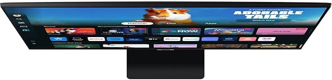 Samsung 32 Smart M5 (M50D) FHD VA Monitor with HDR10 4ms Response Time Anti Glare Flicker Free VESA Mount (100mm) HDMI Black Color (LS32DM500ENXGO) (Renewed)