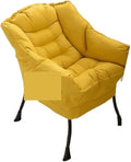 Gaming Chair Computer Chair Sofa Wholesale Armchair Bedroom Comfortable Chair Armchair Chair (Color : Tq Yellow Suede Luxu)