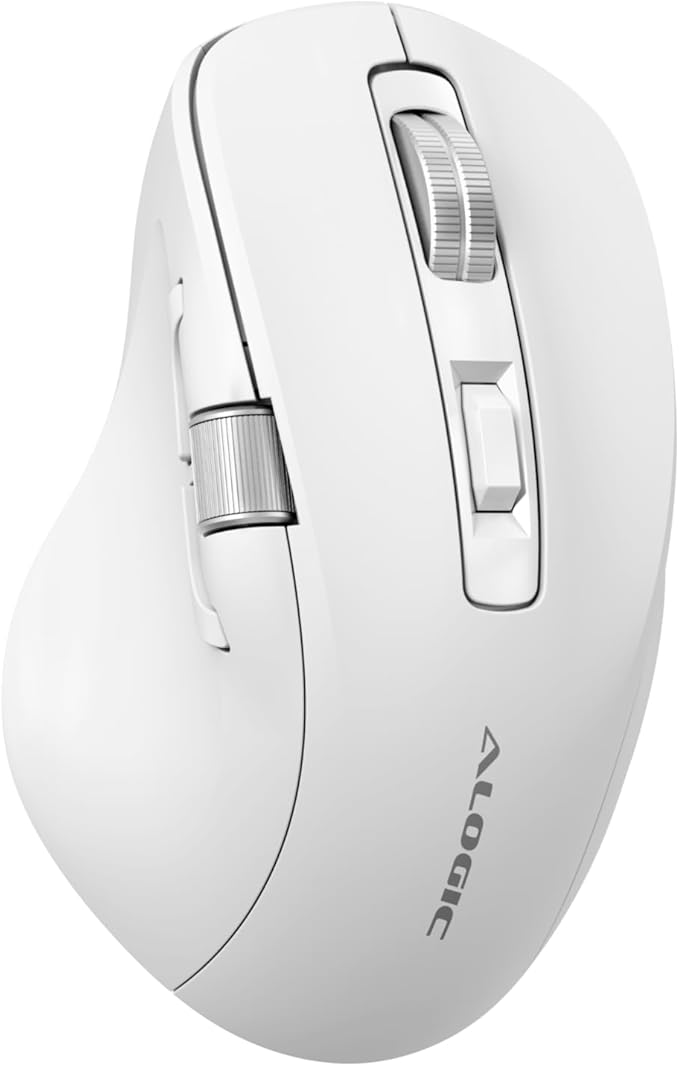 ALOGIC Apex Bluetooth USB-C Rechargeable 7 Keys Programmable Mouse | Optical Mouse | Mac and Windows Shortcuts | 7 Customisable Keys