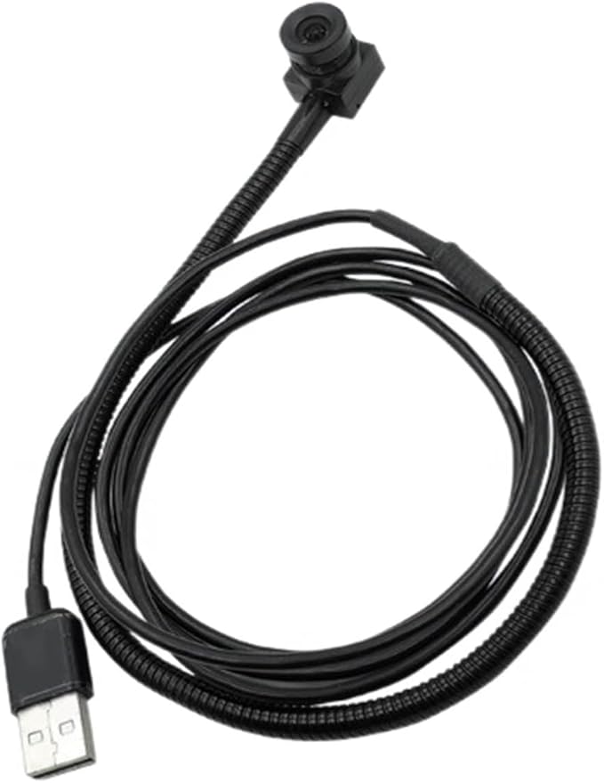 4MP 1080P USB Webcam with Pliable Metal Tube for Video Conferencing On Notebook PC Observe Screen Center Mounted Webcam