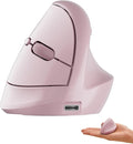 DAREU Ergonomic Vertical Wireless Mouse for Small Hands2.4GHz / BT Dual ModeOptical Vertical Mice with 64° Ergonomic DesignType-C Rechargeable Silent Click3 Device Connectivity for PC/Laptop