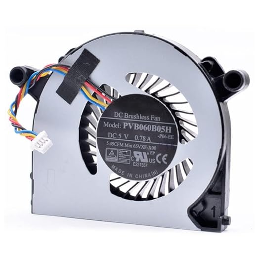 PVB060B05H-P06-EE 5V 0.78A 65VXF-X00 Notebook Cooling Fan