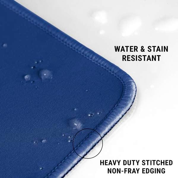 Skinit Large Gaming Mouse Pad - Officially Licensed Pittsburgh Panthers Design with Stitched Edges Waterproof Non-Slip Rubber Base Desk Mat for Keyboard &amp Mouse 31.5 x 11.8 inches